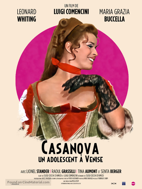 Infanzia, vocazione e prime esperienze di Giacomo Casanova, veneziano - French Re-release movie poster