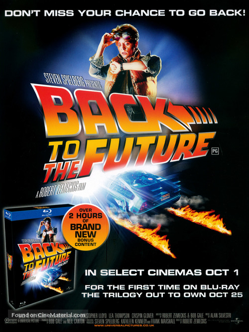 Back to the Future - British Video release movie poster
