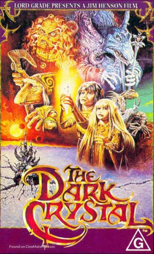 The Dark Crystal - Australian VHS movie cover