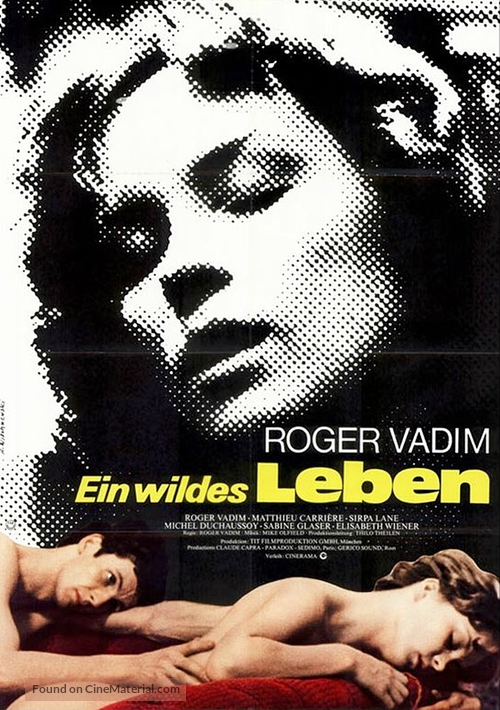 La jeune fille assassin&eacute;e - German Movie Poster