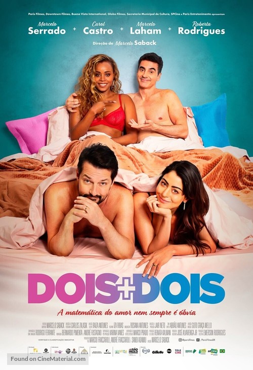 Dois Mais Dois - Brazilian Movie Poster