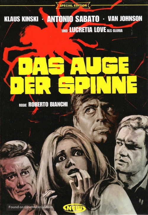 L&#039;occhio del ragno - German DVD movie cover