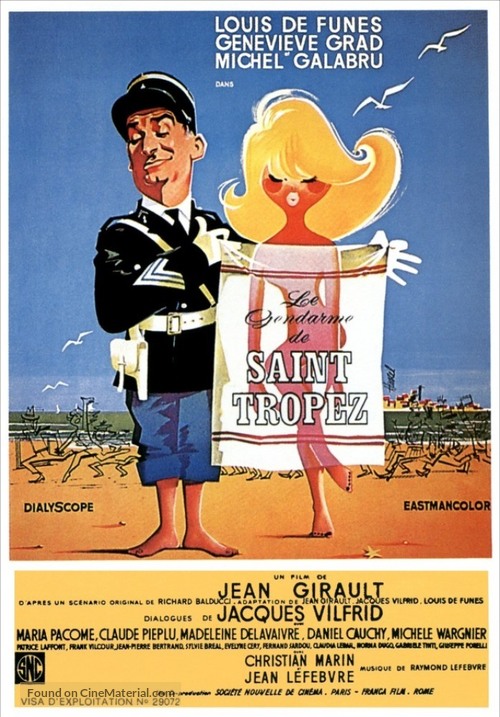 Le gendarme de St. Tropez - French Movie Poster