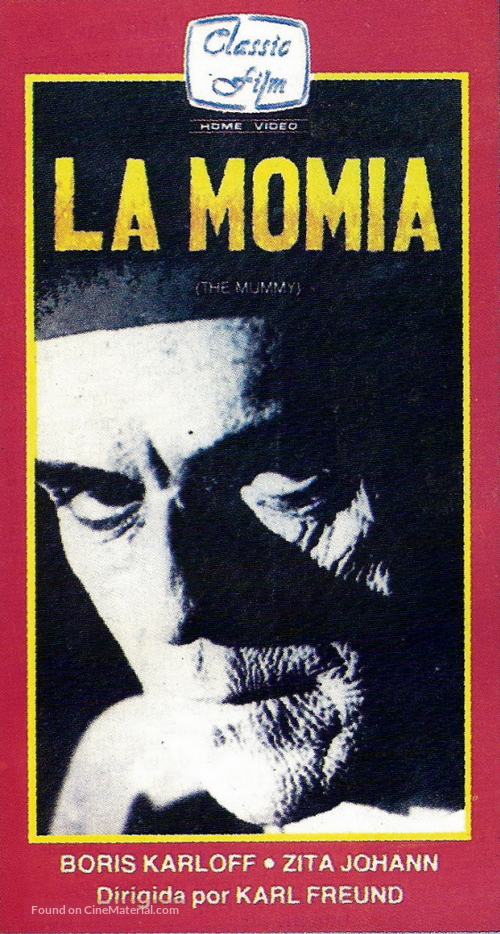 The Mummy - Argentinian VHS movie cover