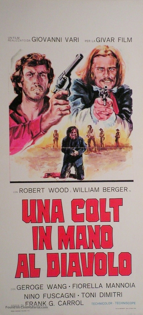 Una colt in mano del diavolo - Italian Movie Poster