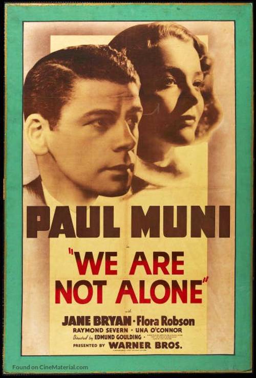 We Are Not Alone - Movie Poster