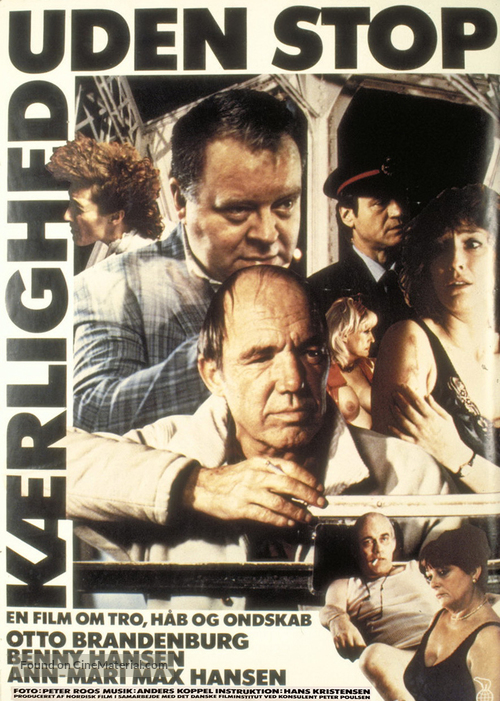 K&aelig;rlighed uden stop - Danish Movie Poster