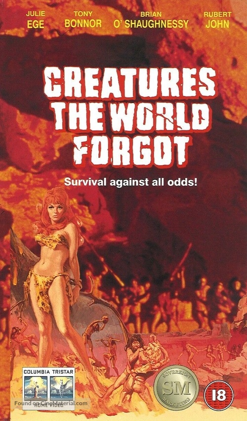 Creatures the World Forgot - British VHS movie cover