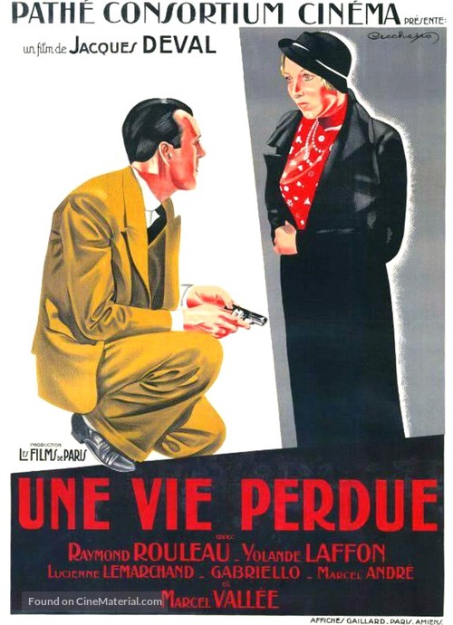 Une vie perdue - French Movie Poster