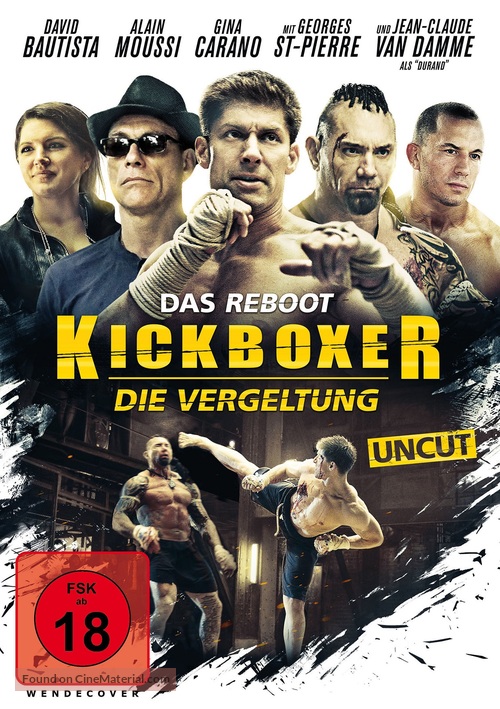 Kickboxer: Vengeance - German Movie Cover