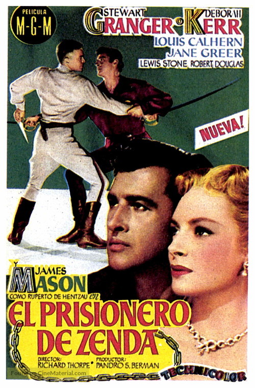 The Prisoner of Zenda - Spanish Movie Poster