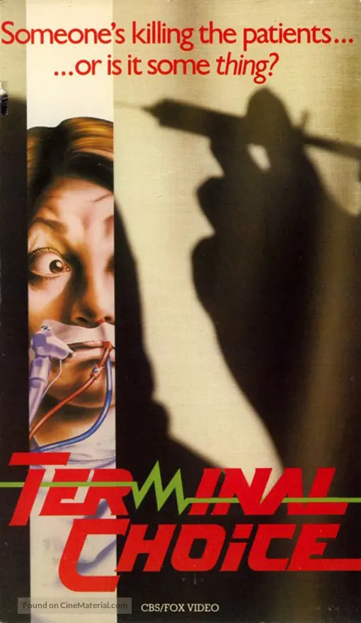 Terminal Choice - British VHS movie cover