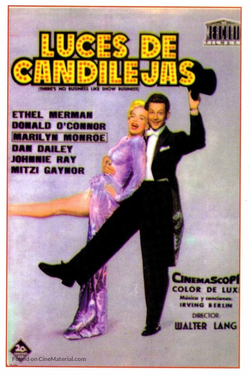 There&#039;s No Business Like Show Business - Spanish Movie Poster