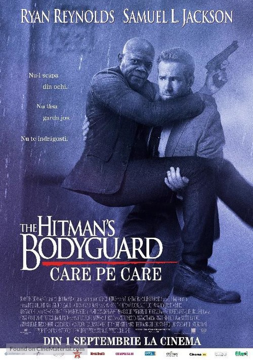 The Hitman&#039;s Bodyguard - Romanian Movie Poster