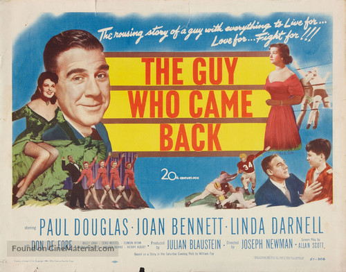 The Guy Who Came Back - Movie Poster