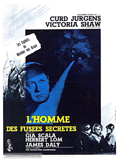 Wernher von Braun - French Movie Poster