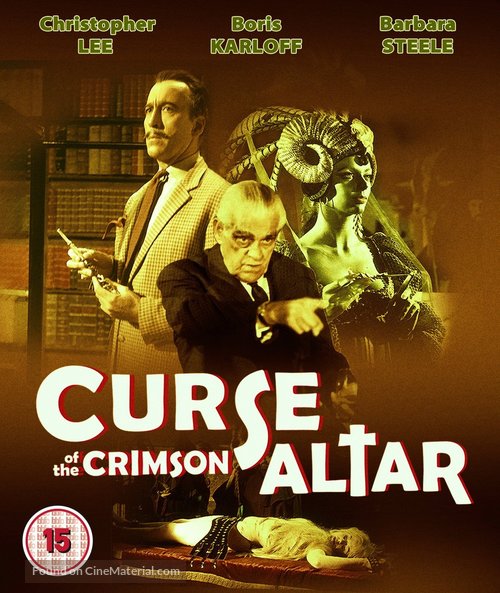 Curse of the Crimson Altar - British Blu-Ray movie cover