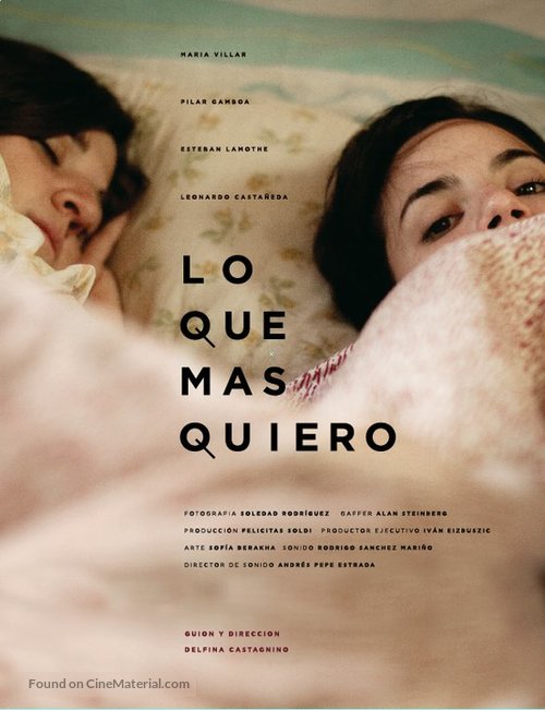 Lo que m&aacute;s quiero - Argentinian Movie Poster