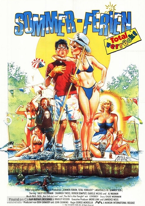 Meatballs III: Summer Job - German Movie Poster