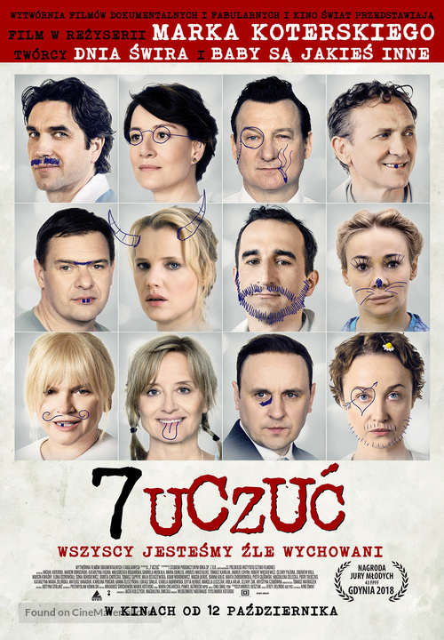 7 uczuc - Polish Movie Poster