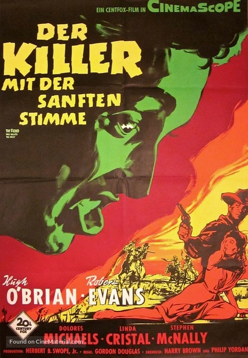 The Fiend Who Walked the West - German Movie Poster