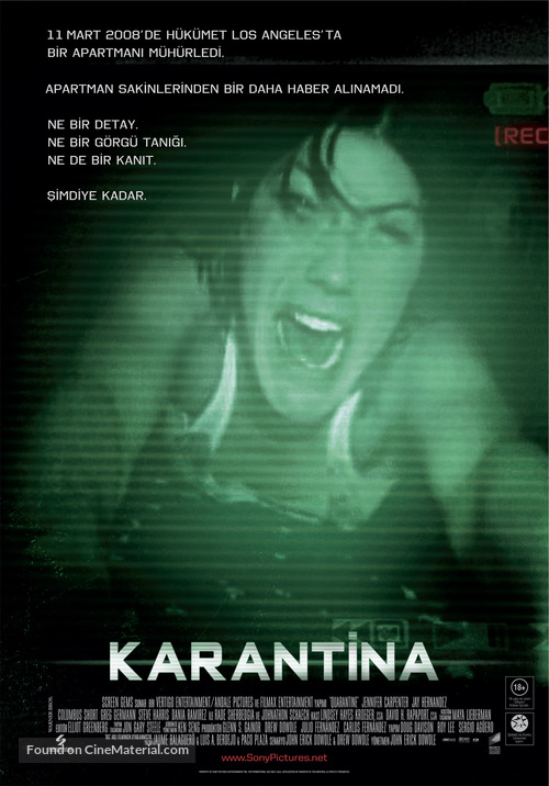 Quarantine - Turkish Movie Poster