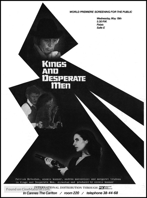 Kings and Desperate Men - Canadian Movie Poster