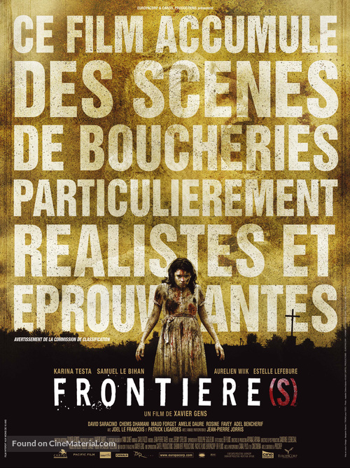 Fronti&egrave;re(s) - French poster