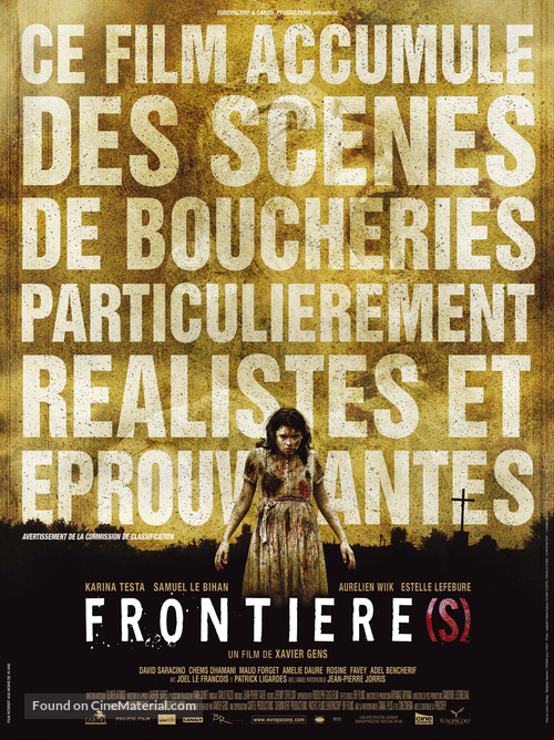 Fronti&egrave;re(s) - French poster