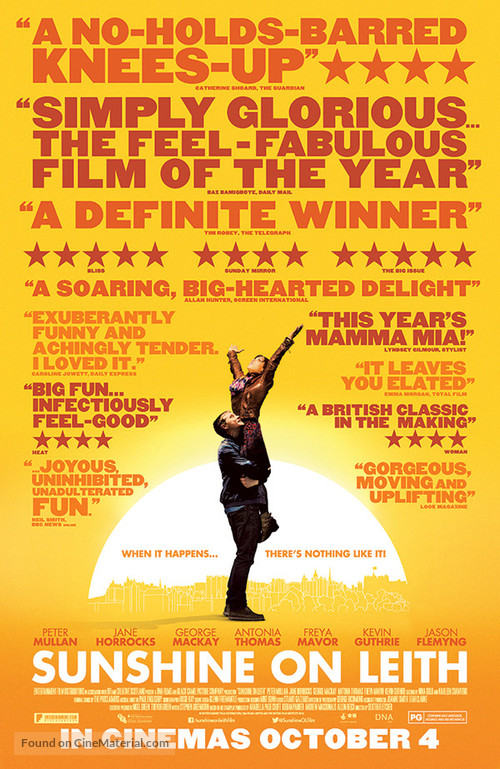 Sunshine on Leith - British Movie Poster