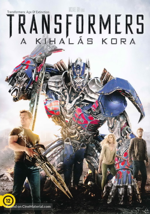 Transformers: Age of Extinction - Hungarian DVD movie cover