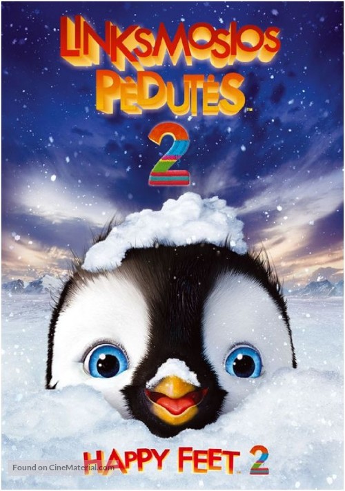 Happy Feet Two - Lithuanian DVD movie cover