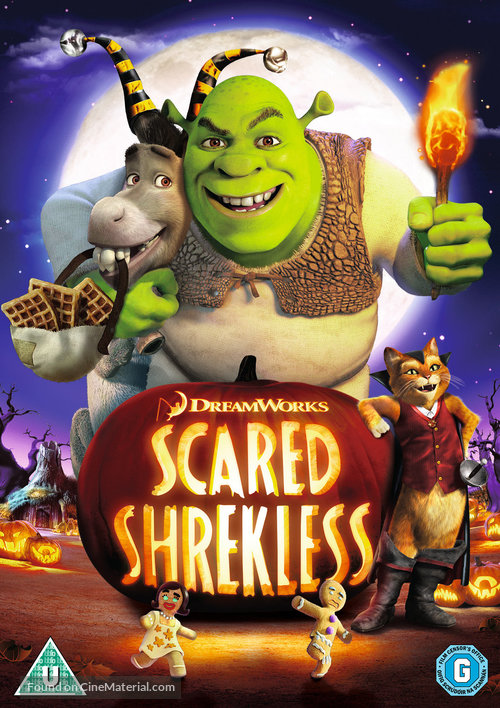 Scared Shrekless - British DVD movie cover