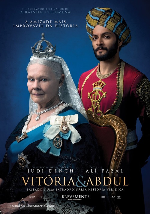 Victoria and Abdul - Portuguese Movie Poster