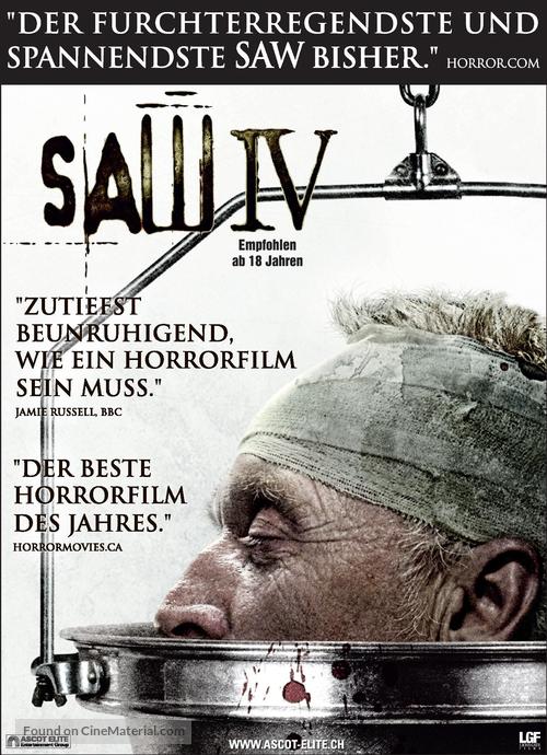 Saw IV - Swiss Movie Poster