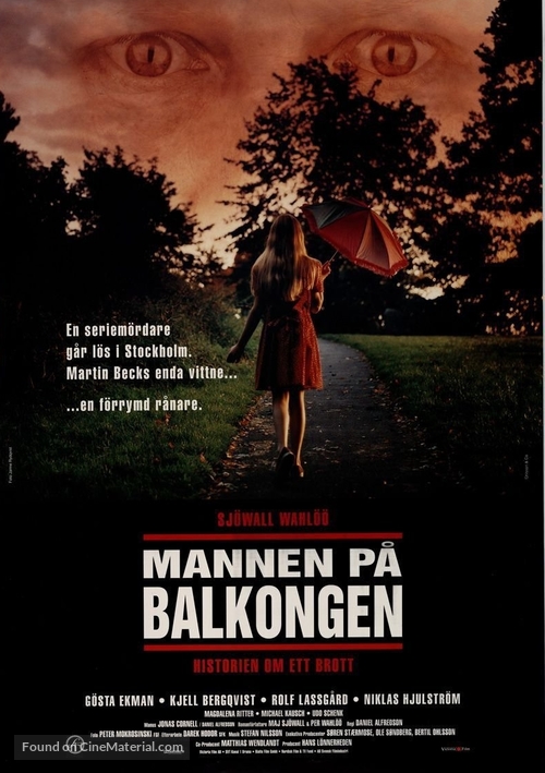 Mannen p&aring; balkongen - Swedish Movie Poster