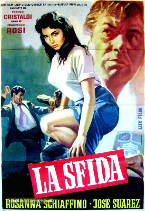 La sfida - Italian Movie Poster