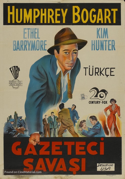 Deadline - U.S.A. - Turkish Movie Poster