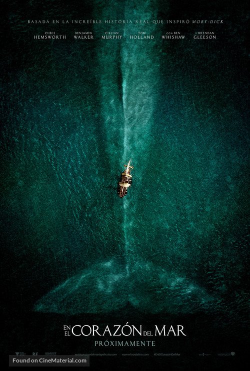 In the Heart of the Sea - Argentinian Movie Poster