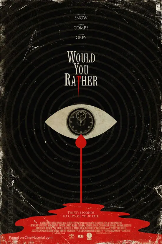 Would You Rather 2012 Movie Poster