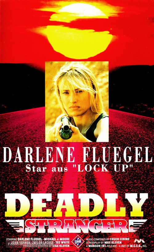 Deadly Stranger - German VHS movie cover