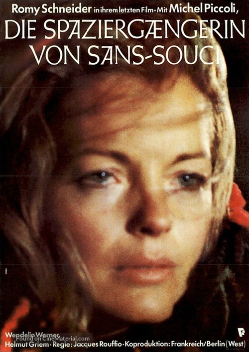 La Passante du Sans-Souci - German Movie Poster