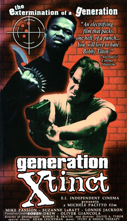 Generation X-tinct - VHS movie cover