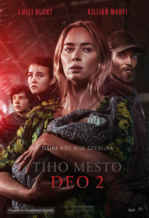 A Quiet Place: Part II - Serbian Movie Poster