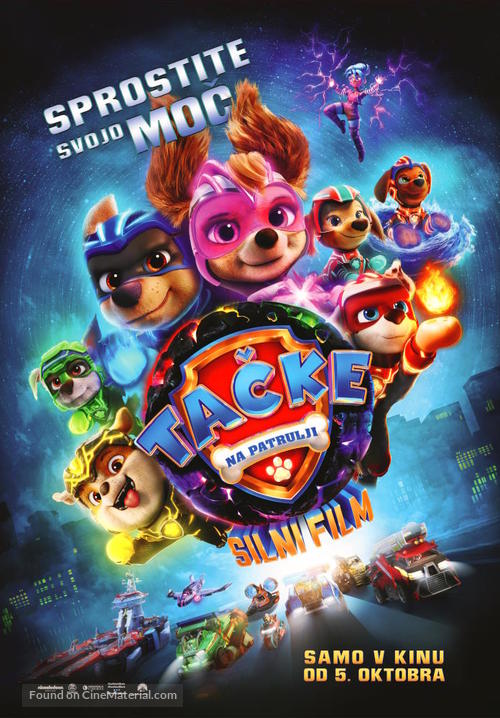 PAW Patrol: The Mighty Movie - Slovenian Movie Poster