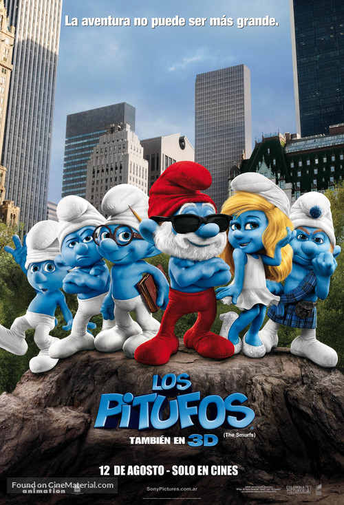 The Smurfs - Argentinian Movie Poster
