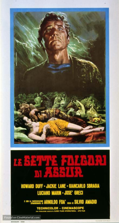 Le sette folgori di Assur - Italian Movie Poster