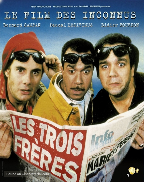 Les trois fr&egrave;res - French Blu-Ray movie cover