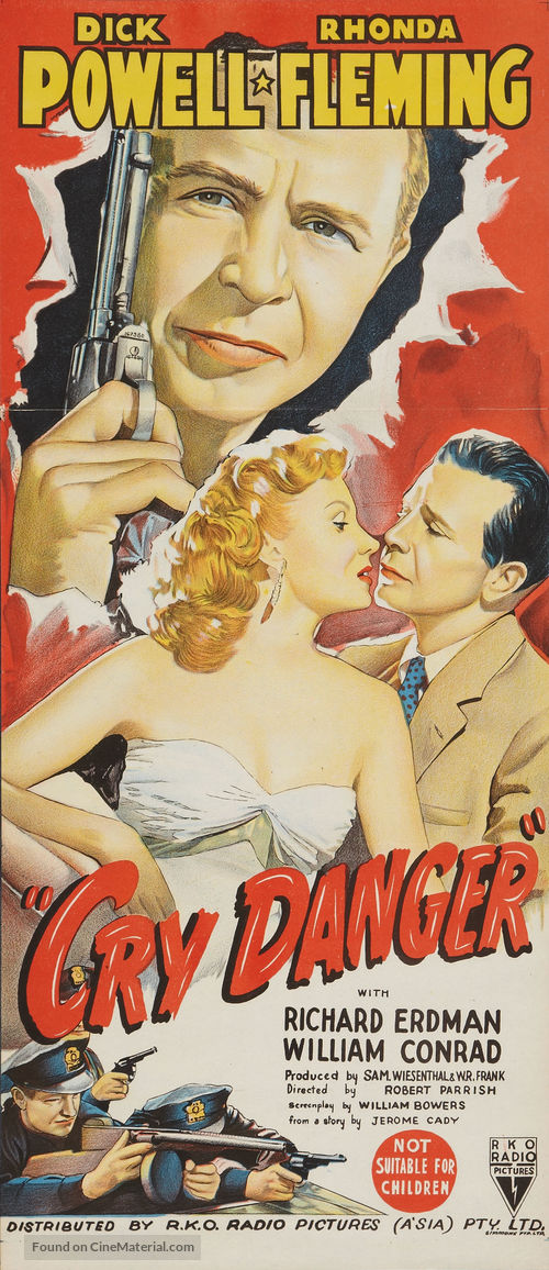 Cry Danger - Australian Movie Poster