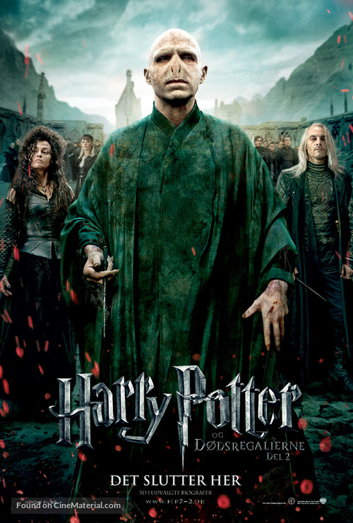 Harry Potter and the Deathly Hallows: Part II - Danish Movie Poster
